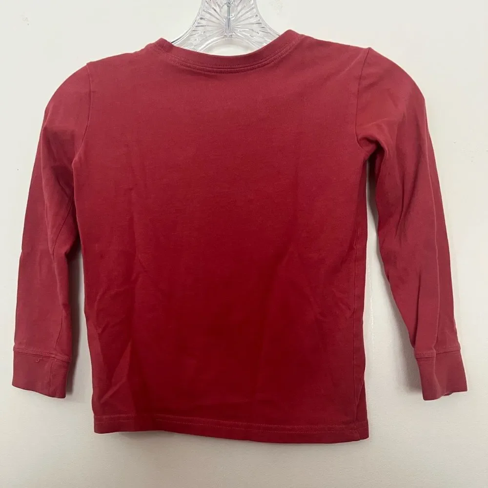 Life Is Good Kids Rexcellent Dinosaur Long Sleeve Tee - Red